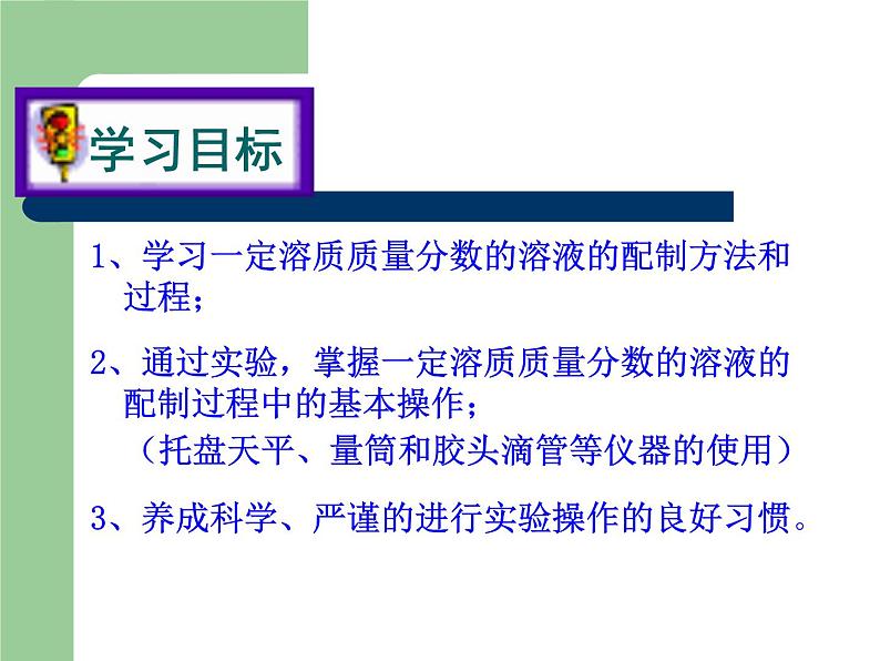 沪教版九下化学 6.4基础实验5 配制一定溶质质量分数的氯化钠溶液 课件03