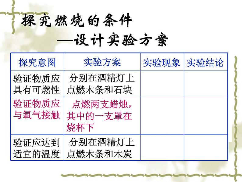 鲁教版（五四制）八年级化学 6.1燃烧与灭火 课件第6页