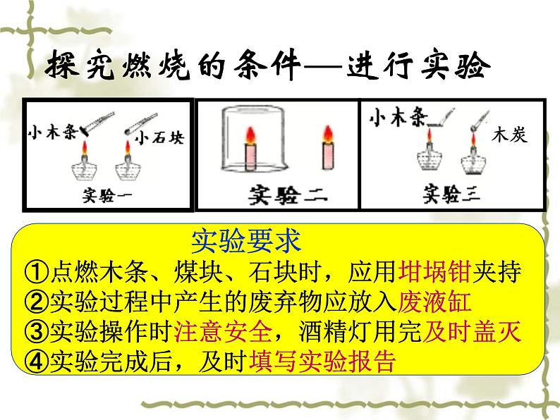 鲁教版（五四制）八年级化学 6.1燃烧与灭火 课件第7页