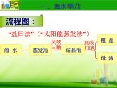 鲁教版九年级下册化学 8.2海水“晒盐” 课件