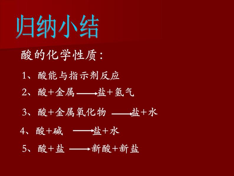 沪教版九下化学 7.7应用广泛的酸、碱、盐 本章作业 课件07