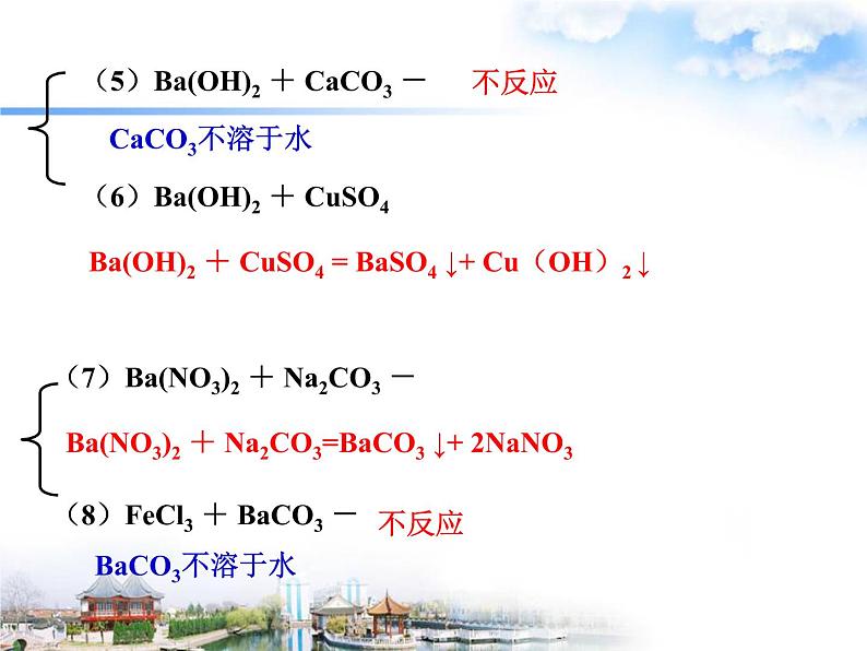 沪教版九下化学 7.2.4复分解反应及其应用 课件05