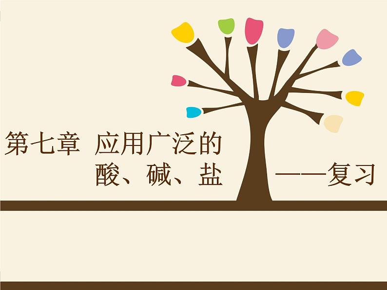 沪教版九下化学 7.6应用广泛的酸、碱、盐 整理与归纳 课件01
