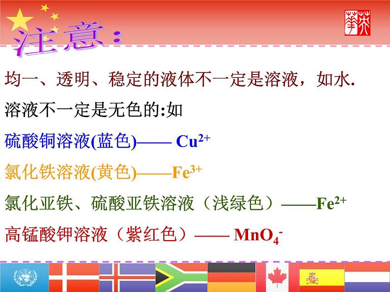 北京课改版九下化学 9.4溶液 整理与复习 课件03