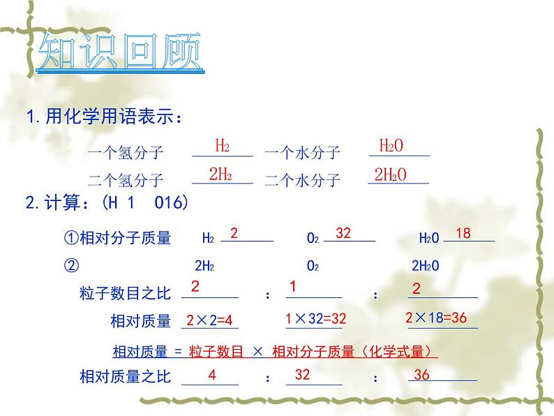 鲁教版（五四制）八年级化学 5.2化学反应的表示 课件第2页