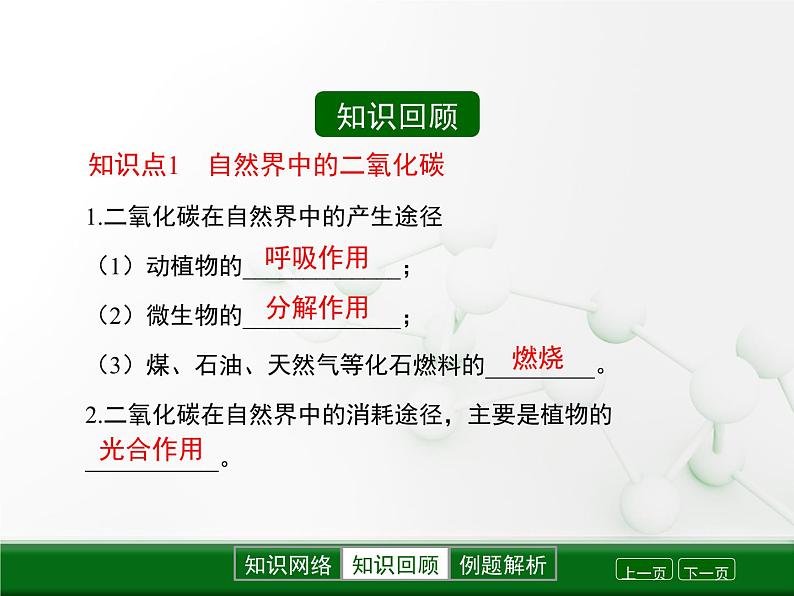 第2章《奇妙的二氧化碳》复习课件03