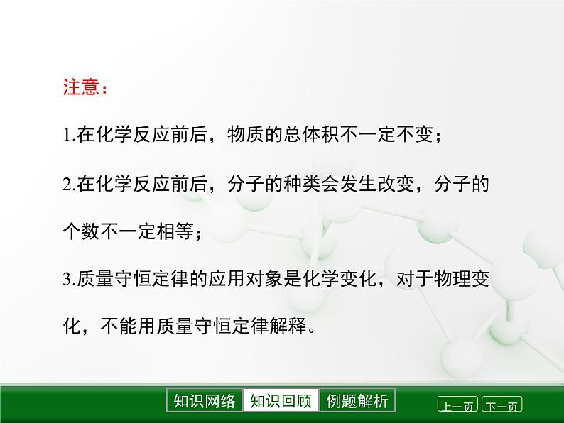 第4章 认识化学变化《化学反应中的质量关系》复习课件06