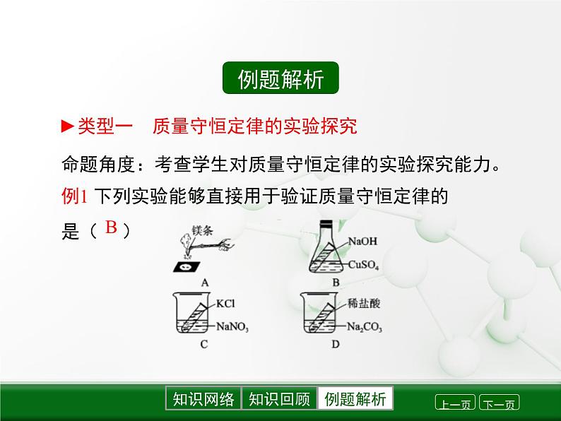 第4章 认识化学变化《化学反应中的质量关系》复习课件07