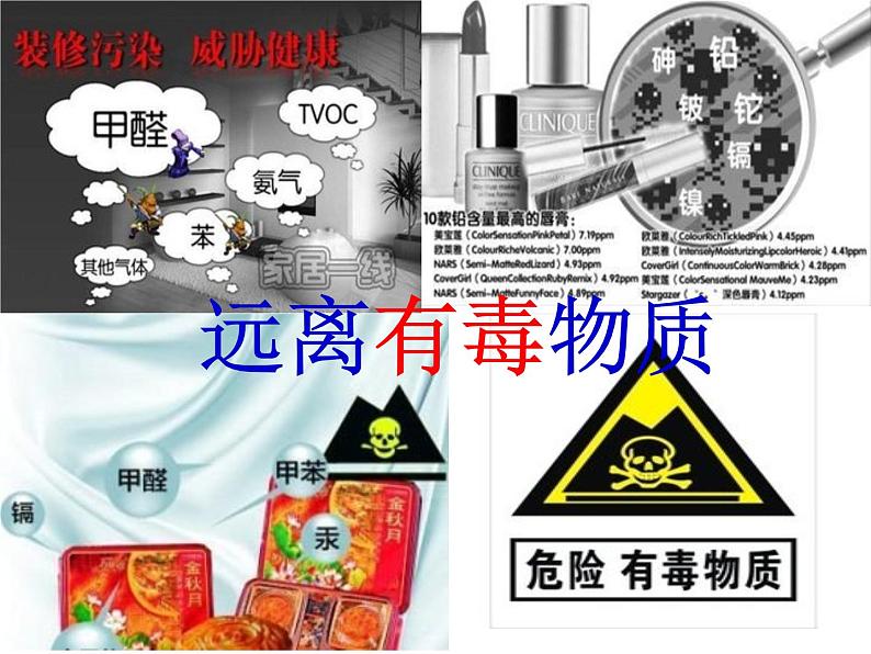 鲁教版九年级下册化学  10.3远离有毒物质 课件第1页
