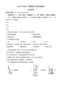 上海市徐汇区2021-2022学年九年级下学期期中(中考二模)化学试题（含解析）