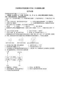 2022年山西省太原市太原师范学院附属中学中考模拟化学试题