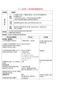 2020-2021学年课题2 化学是一门以实验为基础的科学教学设计