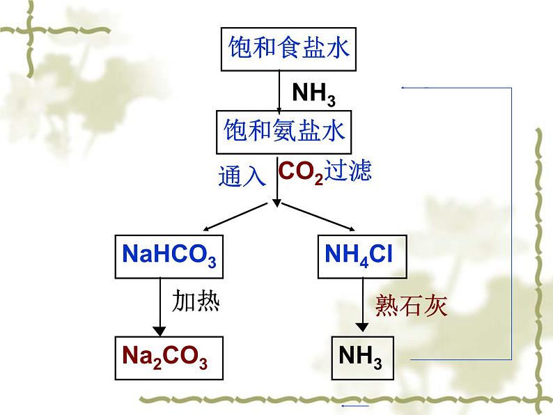 鲁教版九年级下册化学 8.3海水“制碱” 课件第6页