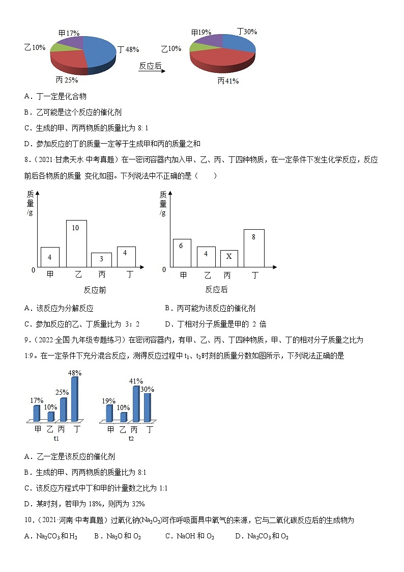 2022年中考化学二轮复习专题认识化学变化（一）第2页