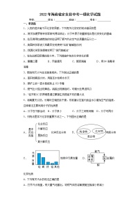 2022年海南省定安县中考一模化学试题(word版含答案)