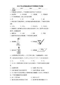 2022年江西省宜春市中考模拟化学试题(word版含答案)