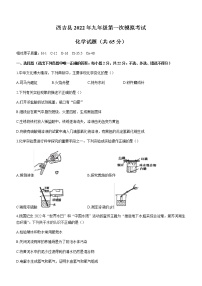 2022年宁夏固原市西吉县中考一模化学试题（word版 无答案）