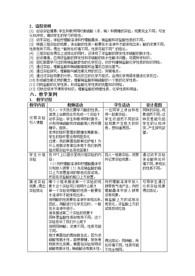 鲁教版（五四制）九下化学 2.5到实验室去 探究酸和碱的化学性质  教案02