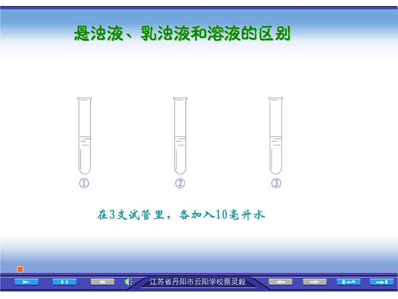 沪教版九下化学 6.1物质在水中的分散 课件05