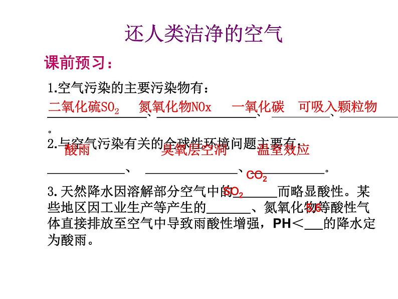 沪教版九下化学 9.3环境污染的防治 课件05