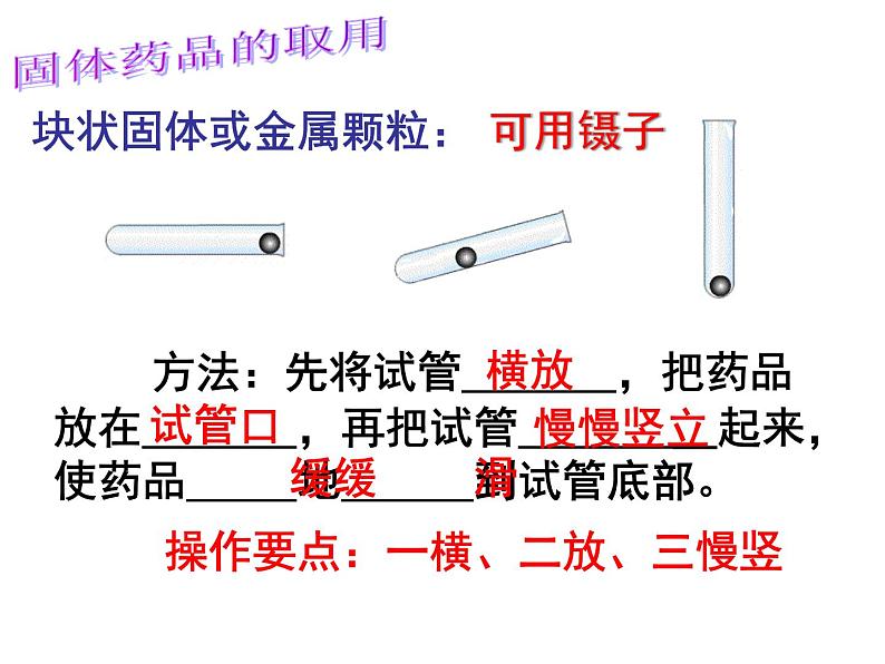 鲁教版（五四制）八年级化学 到实验室去：化学实验基本技能训练（一）  课件04