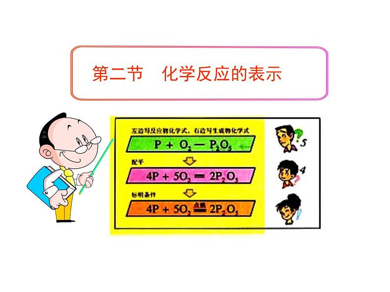 鲁教版（五四制）八年级化学 5.2化学反应的表示 课件01