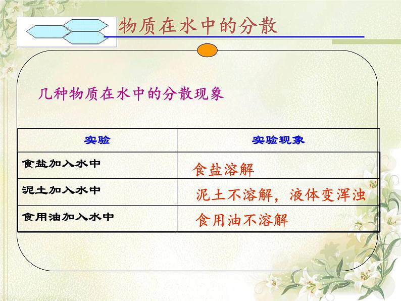 鲁教版（五四制）九年级化学 1.1溶液的形成 课件03