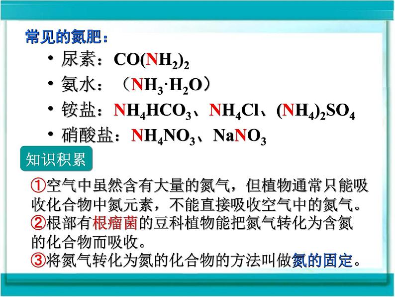 人教版（五四制）九年级化学 4.2 化学肥料 课件04