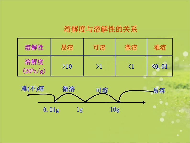 人教版（五四制）九年级化学 2.2 溶解度 课件第8页