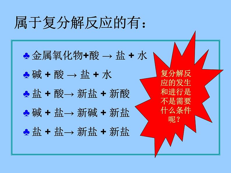 沪教版九下化学 7.2.4复分解反应及其应用 课件第5页