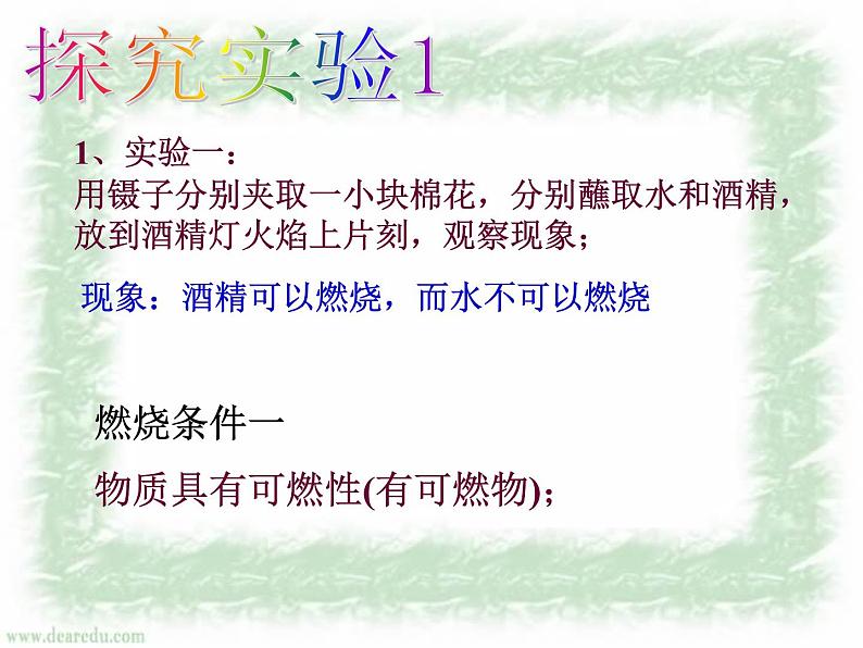 初中化学 人教2011课标版 八年级 课题1 燃烧和灭火 省优课件第7页