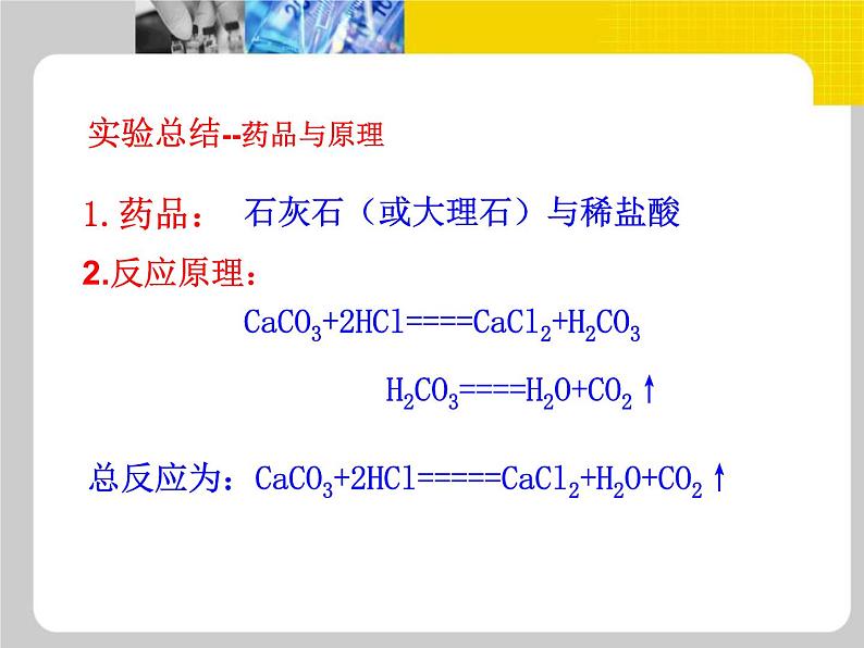 初中化学 人教2011课标版 八年级 课题2 二氧化碳制取的研究 省优课件第8页