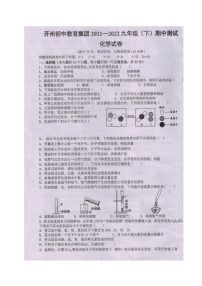 重庆市开州区开州初中教育集团2021-2022学年九年级下学期期中考试化学试题（有答案）