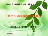 初中化學(xué)魯教版九年級上冊 溶液組成的定量表示部優(yōu)課件