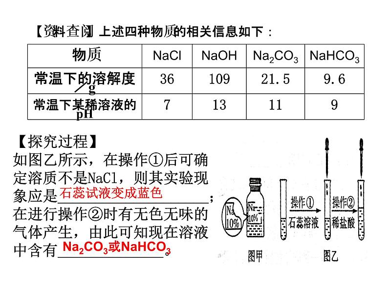 初中化学鲁教版九年级下册 到实验室去：探究酸和碱的化学性质 定性定量看变质部优课件08