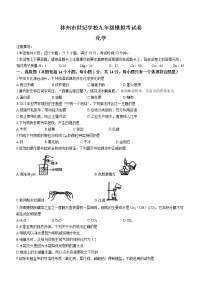 2022年河南省安阳市林州市世纪学校中考模拟化学试题(word版含答案)