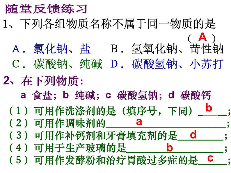 人教版九年级化学生活中常见的盐(第二课时)课件PPT第7页