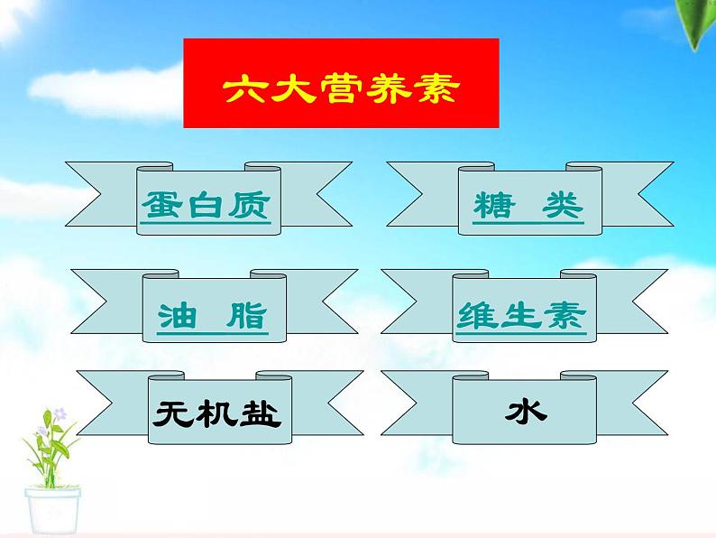 人教版九年级化学下册 第十二单元人类重要的营养物质（共33张PPT）第4页