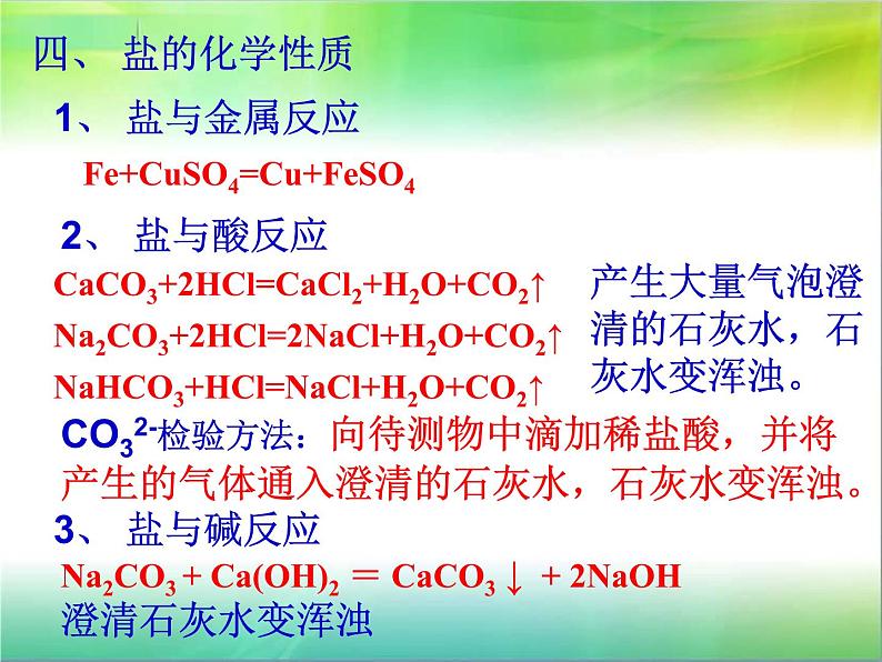 人教版九年级化学生活中常见的盐第四课时课件PPT第2页