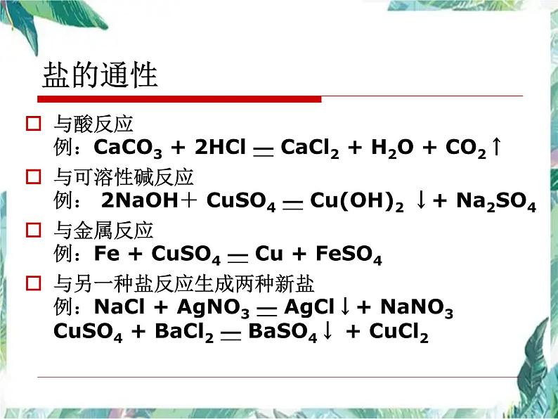 化学  九年级专题复习  酸碱盐知识点复习课件PPT第7页