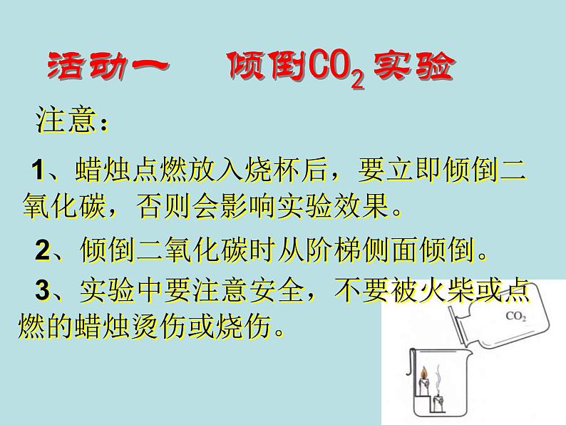 人教版（五四制）八年级全册化学  6.3 二氧化碳和一氧化碳 课件第5页