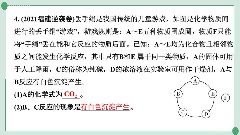 2022年中考化学第二轮专题复习题型三物质的推断课件PPT第8页