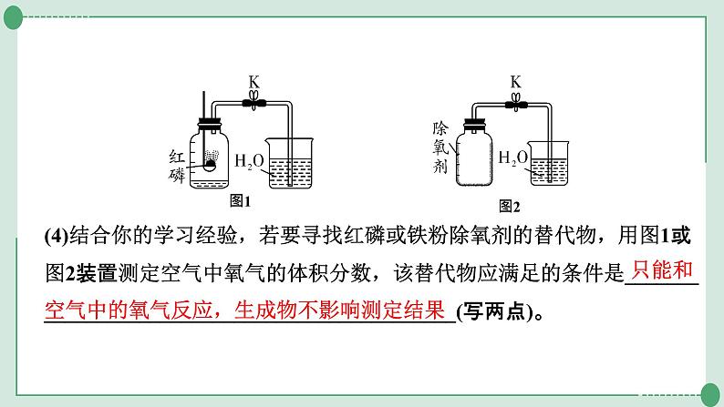 2022年中考化学第一轮系统复习---专题9空气中氧气含量的测定课件PPT05