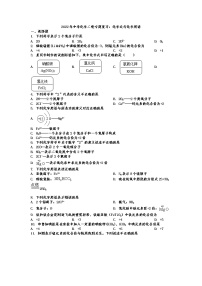 2022年中考化学二轮专题复习化学式与化学用语