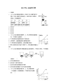 2022年山东省各地化学中考试题选编——第9单元溶液练习题