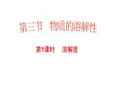 1.3物质的溶解性（第1课时溶解度）课件-九年级化学鲁教版（五四学制）全一册