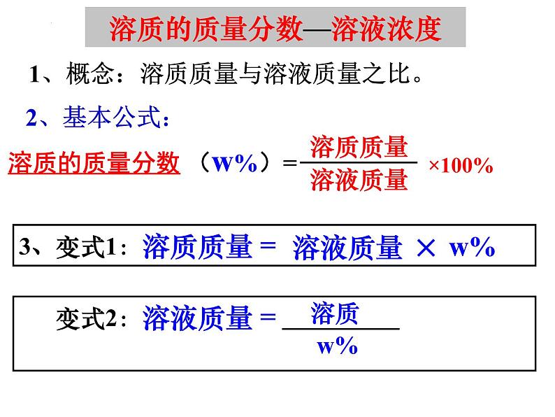 9.3.2溶液的浓度课件—2021-2022学年九年级化学人教版下册02