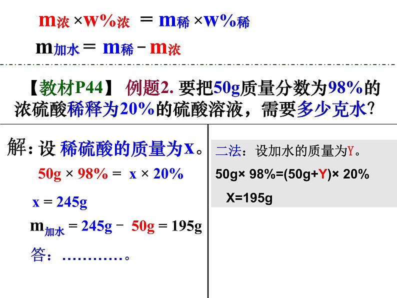 9.3.2溶液的浓度课件—2021-2022学年九年级化学人教版下册06