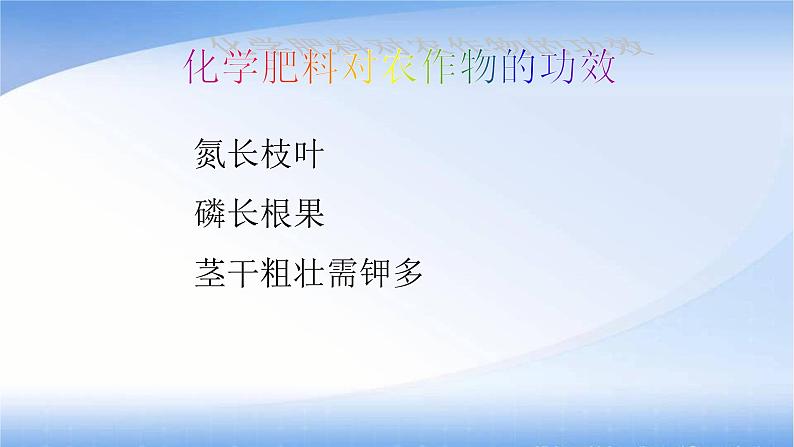 京改版九年级下册化学 12.3化学肥料 课件第5页