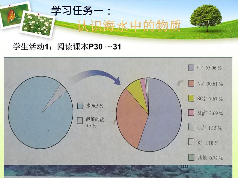 鲁教版九年级下册化学  8.1海洋化学资源 课件第3页